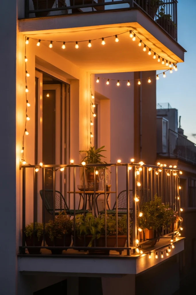 outdoor string lights ideas