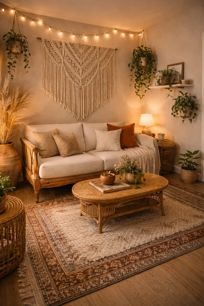 Boho Small Living Room