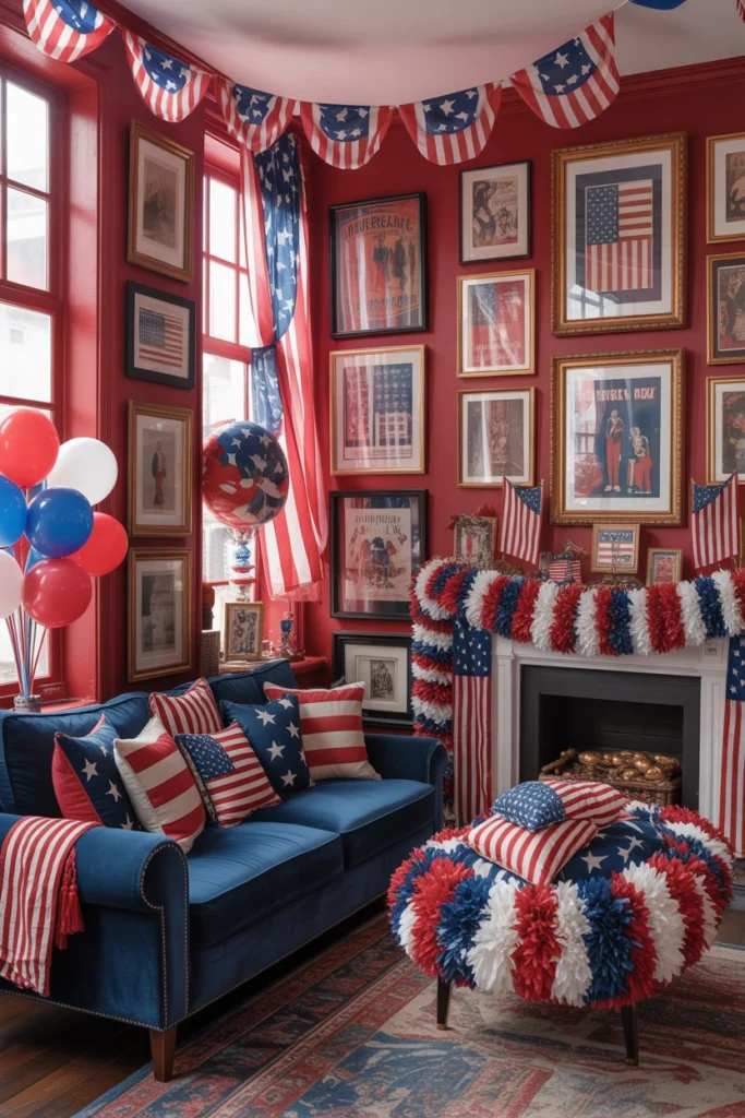 patriotic room decor