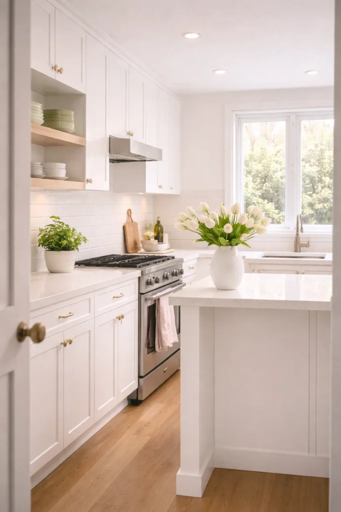 Bright White Kitchen Spring Refresh