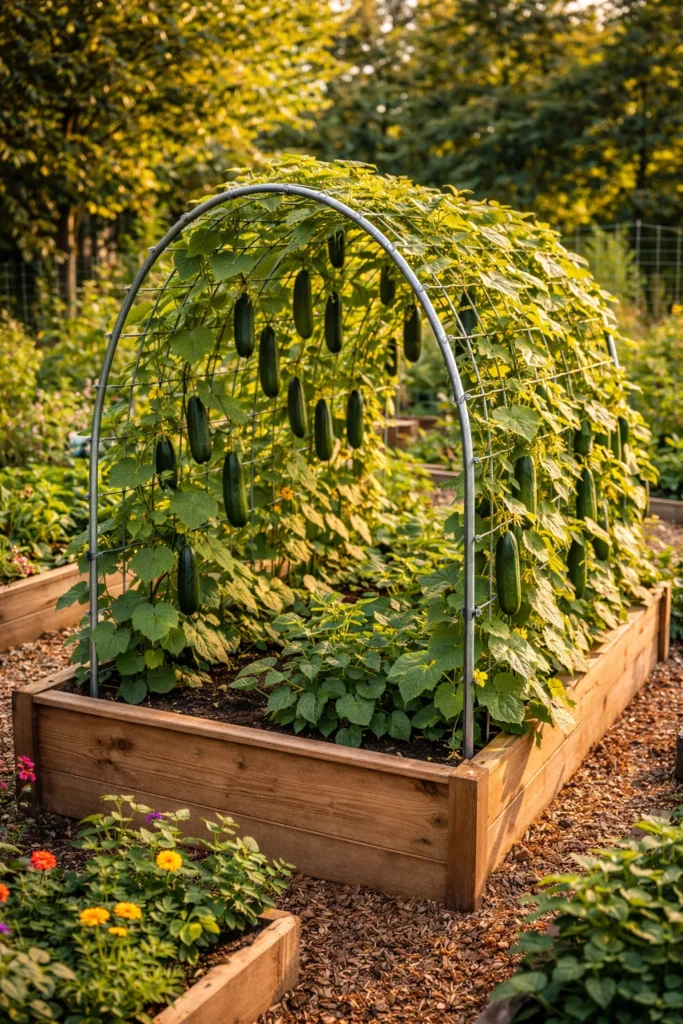 Cattle Panel Raised Bed Hoop