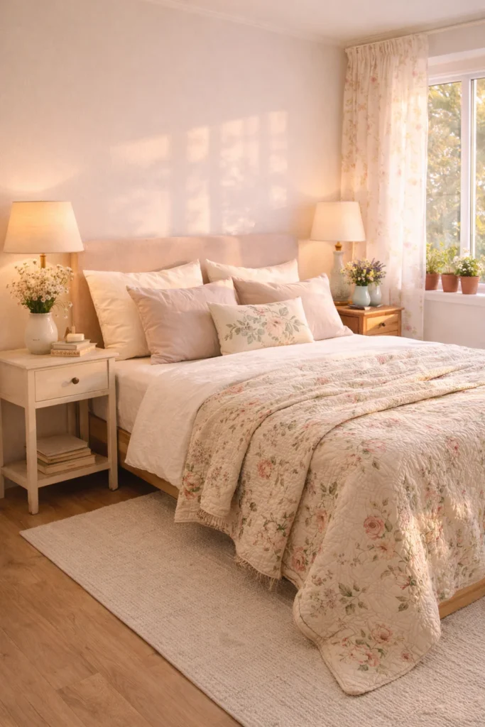 Cottagecore Spring Bedroom