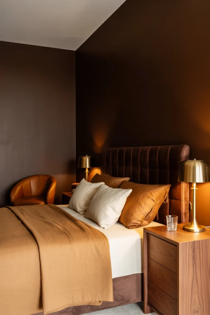 dark earthy bedroom ideas