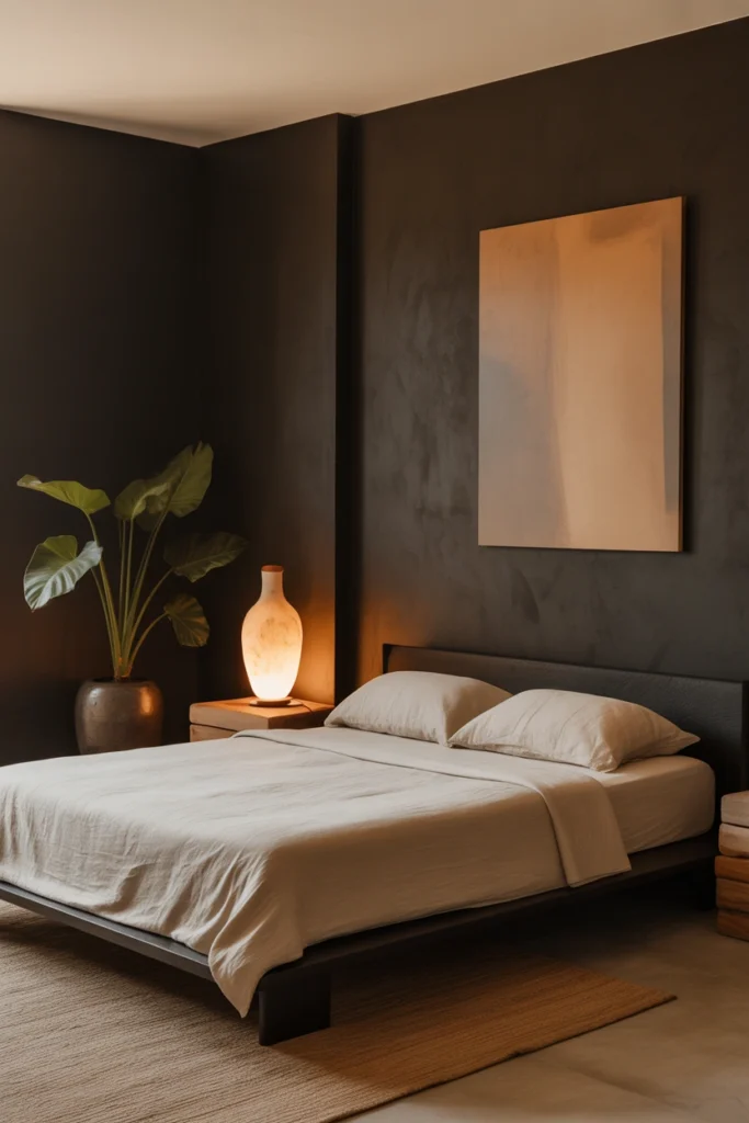 dark earthy bedroom ideas