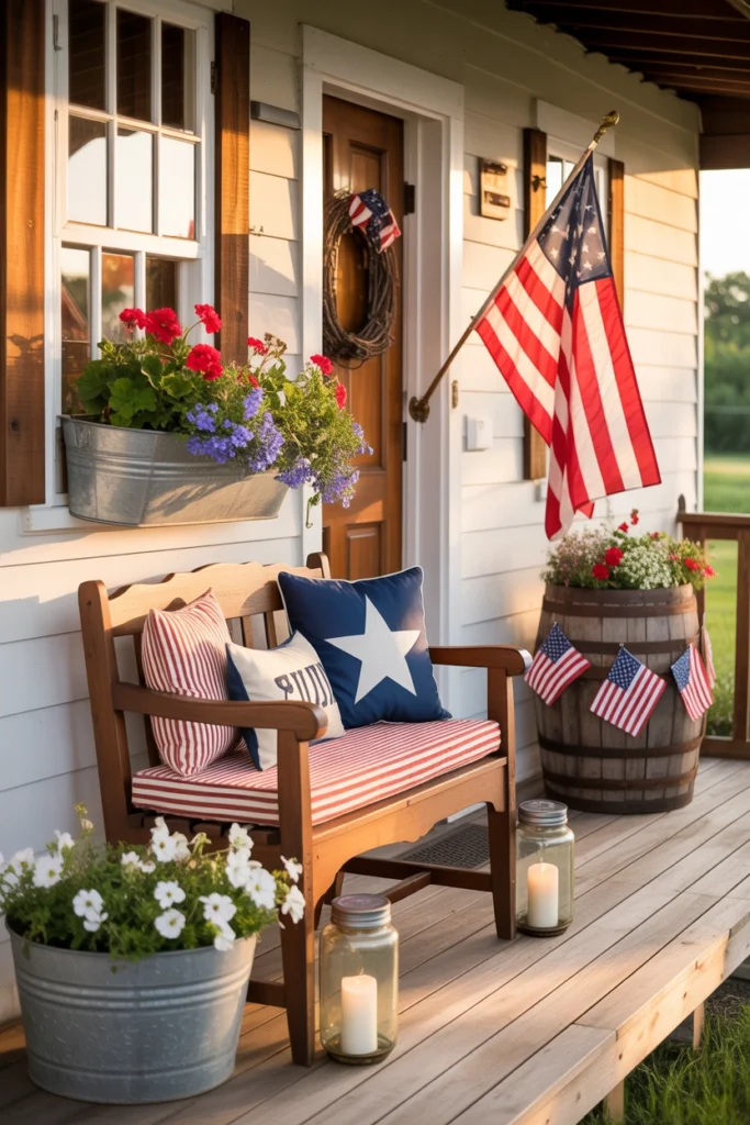 4th of July Porch Decor Ideas