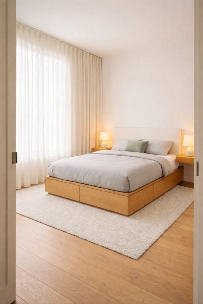 Floor to Ceiling Curtain Small Bedroom