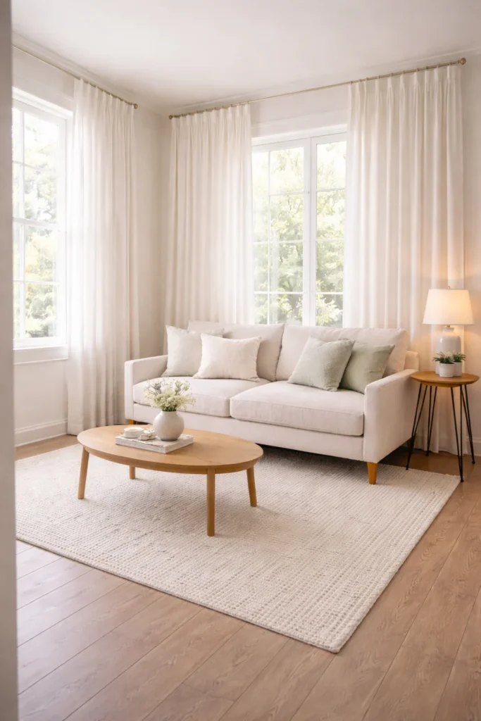 Floor to Ceiling Curtain Trick