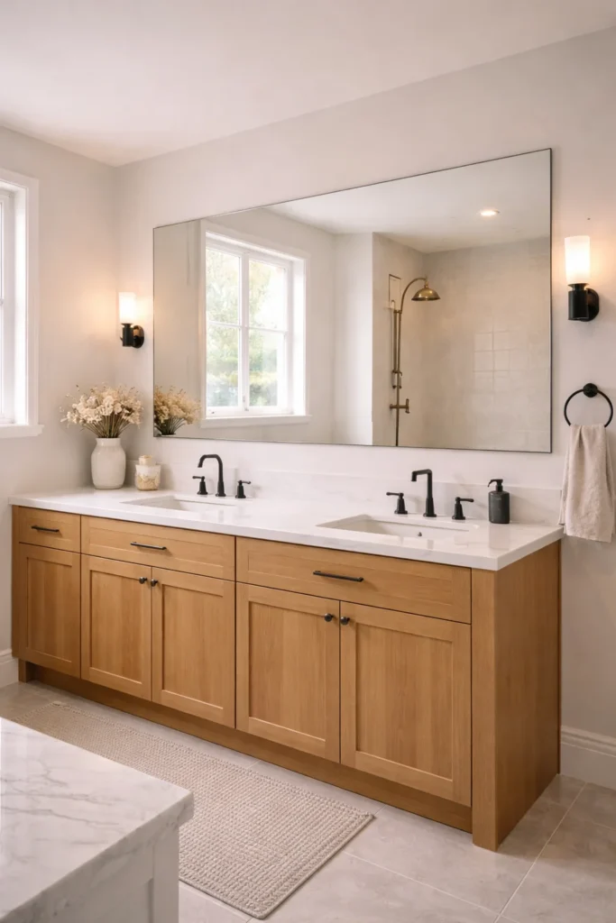 Frameless Minimal Bathroom Mirror