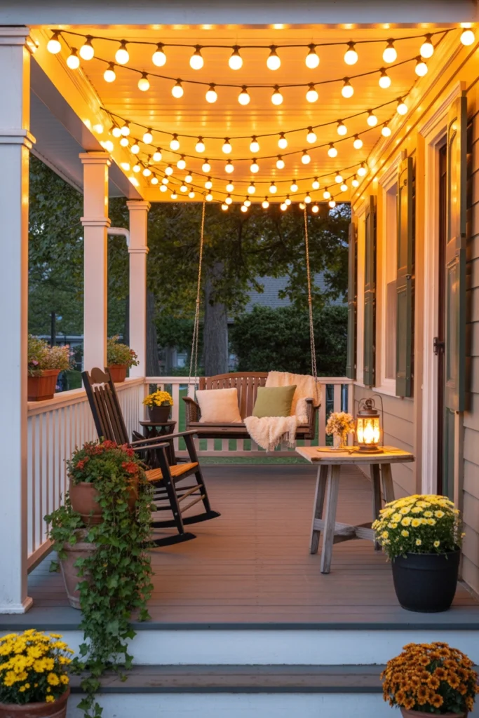 outdoor string lights ideas
