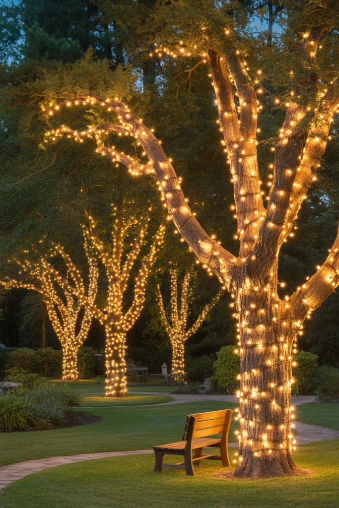 outdoor string lights ideas