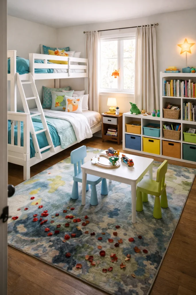Kids Guest Bedroom Playroom Combo