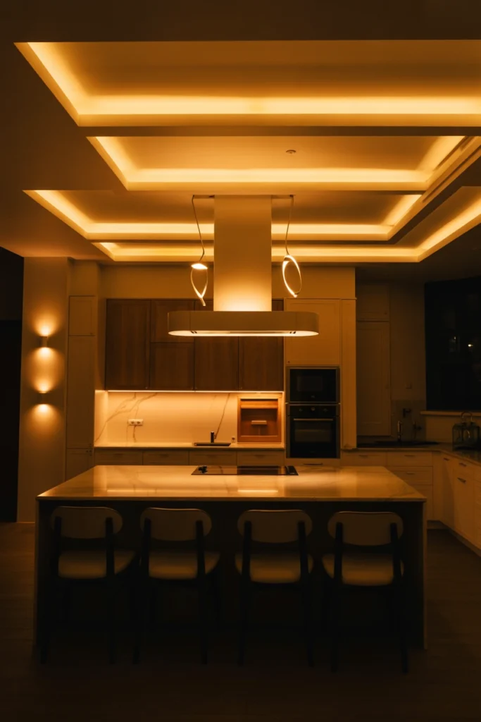 modern kitchen lighting