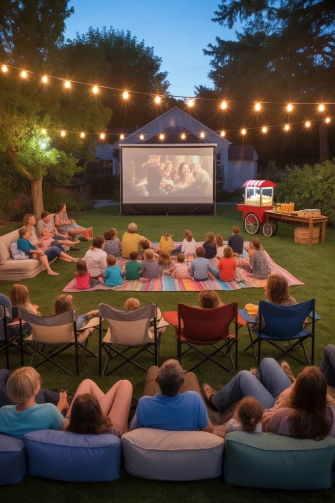 Magical Backyard Movie Night Ideas