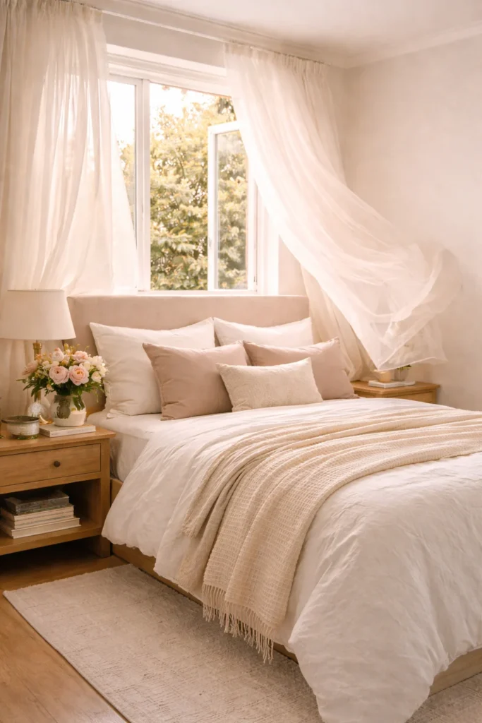 Open Window Spring Bedroom Breeze