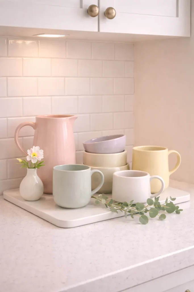 Pastel Ceramic Collection Display