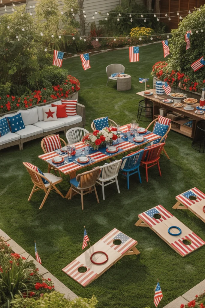 4th of july party setup ideas