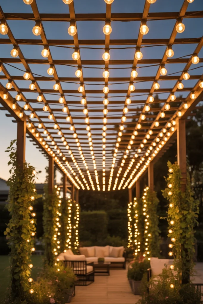 outdoor string lights ideas