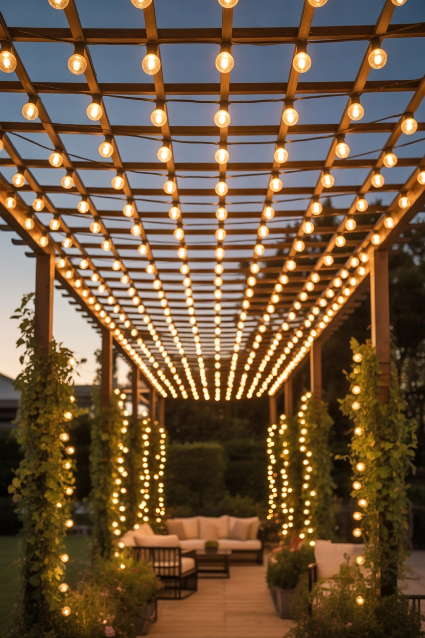 outdoor string lights ideas
