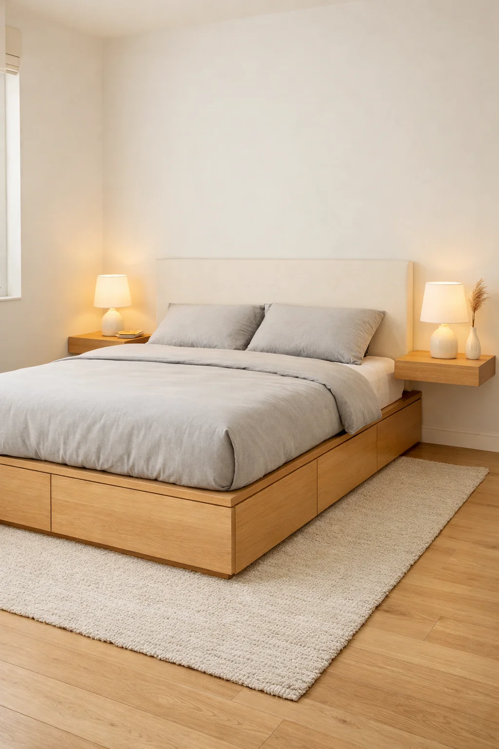 Platform Bed with Built In Storage