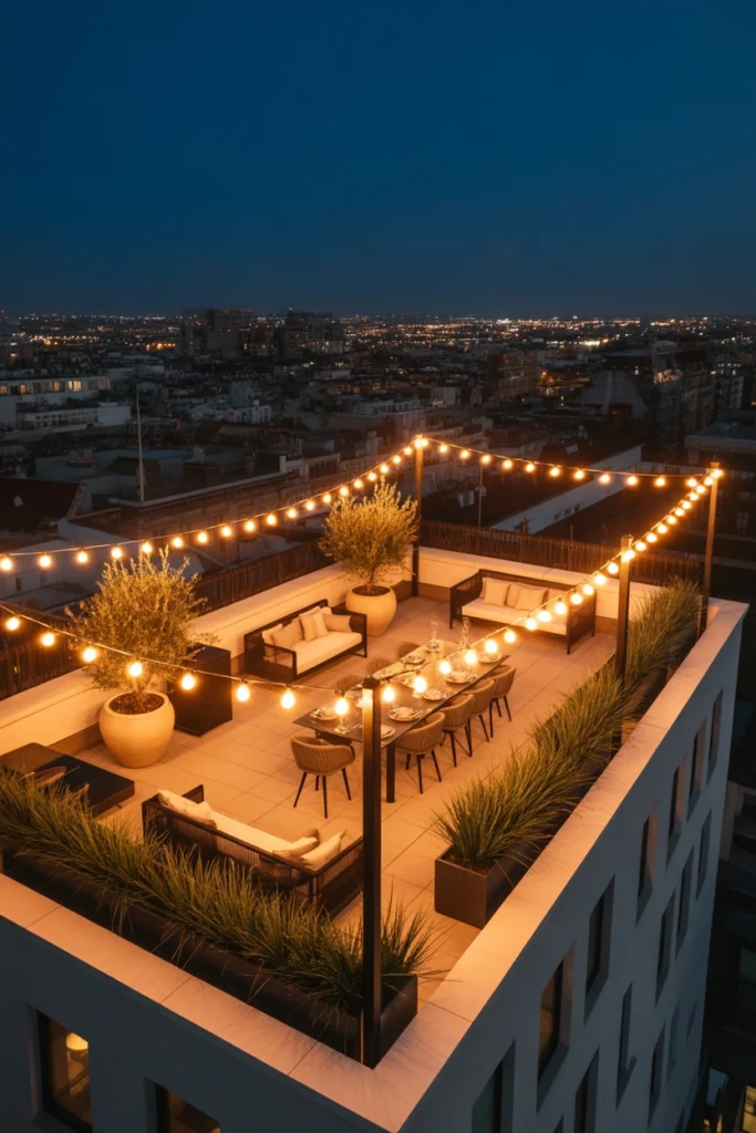 outdoor string lights ideas