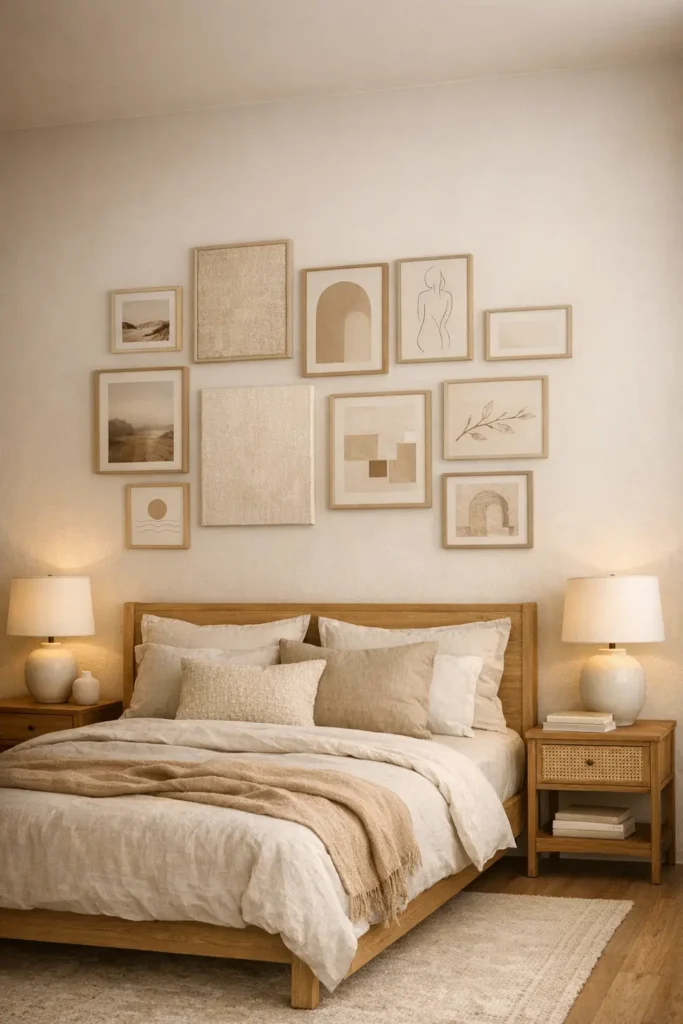 Sandy Neutral Gallery Wall