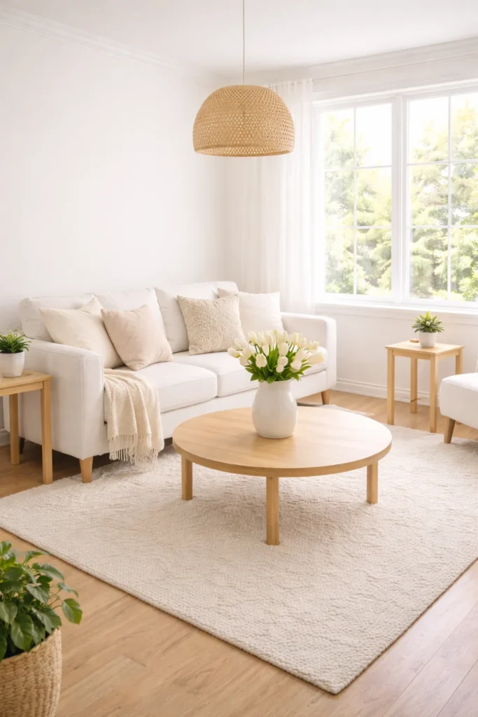 Scandinavian Spring Living Room