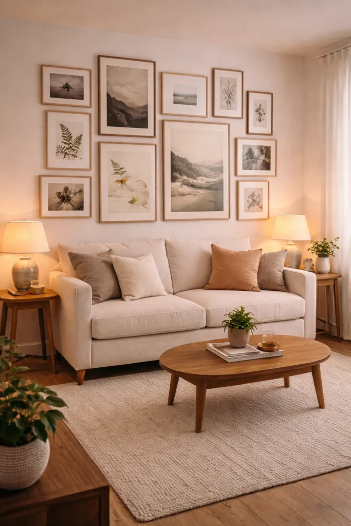 Small Living Room Gallery Wall