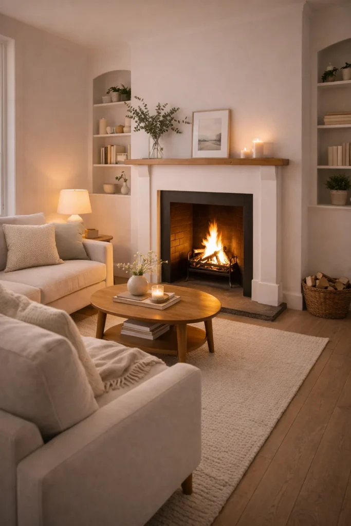 Small Living Room With Fireplace