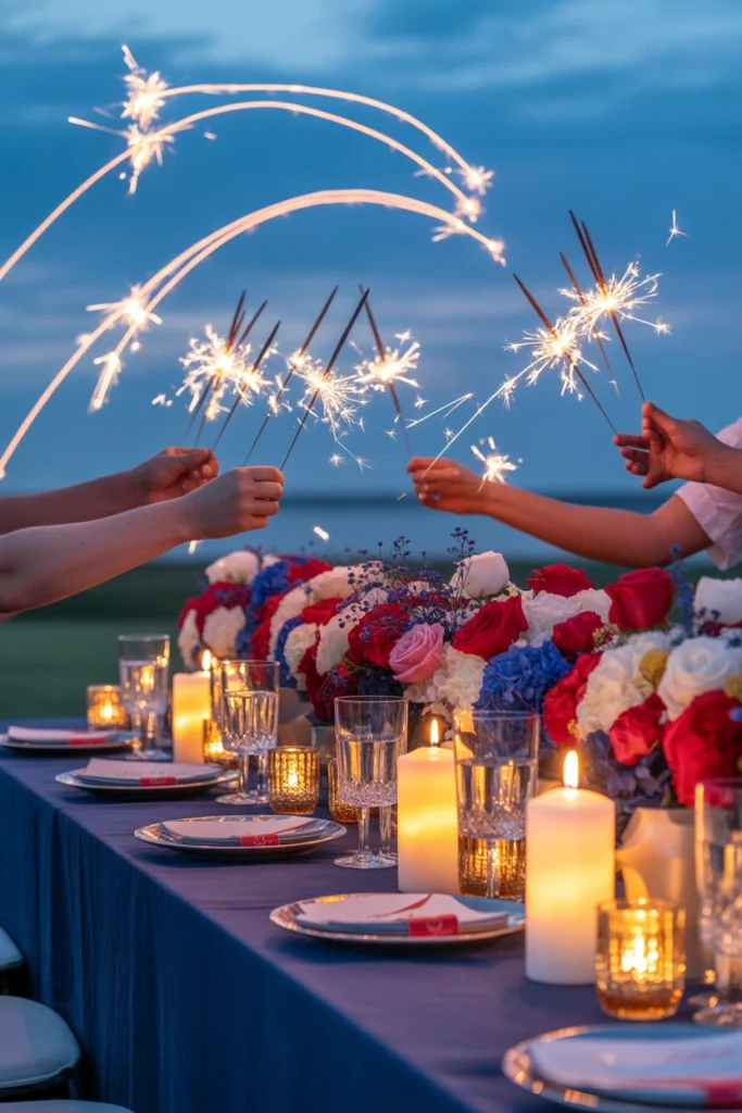 4th of july table decor