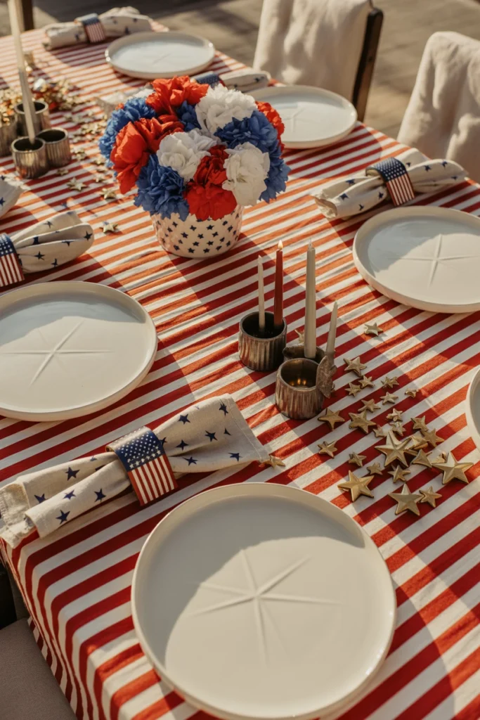 4th of july table decor