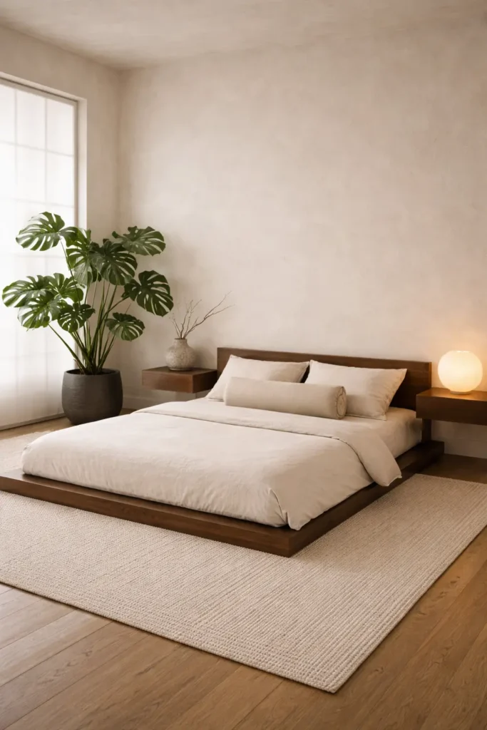 Tan & Cream Japandi Corner