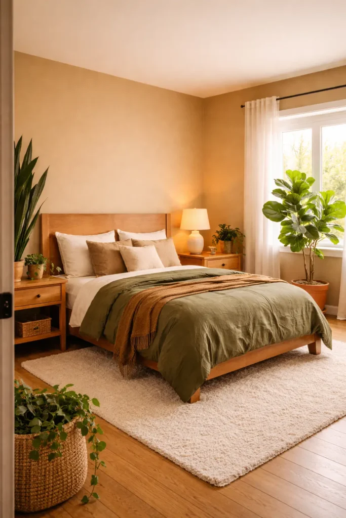 Tan & Olive Green Earthy Blend