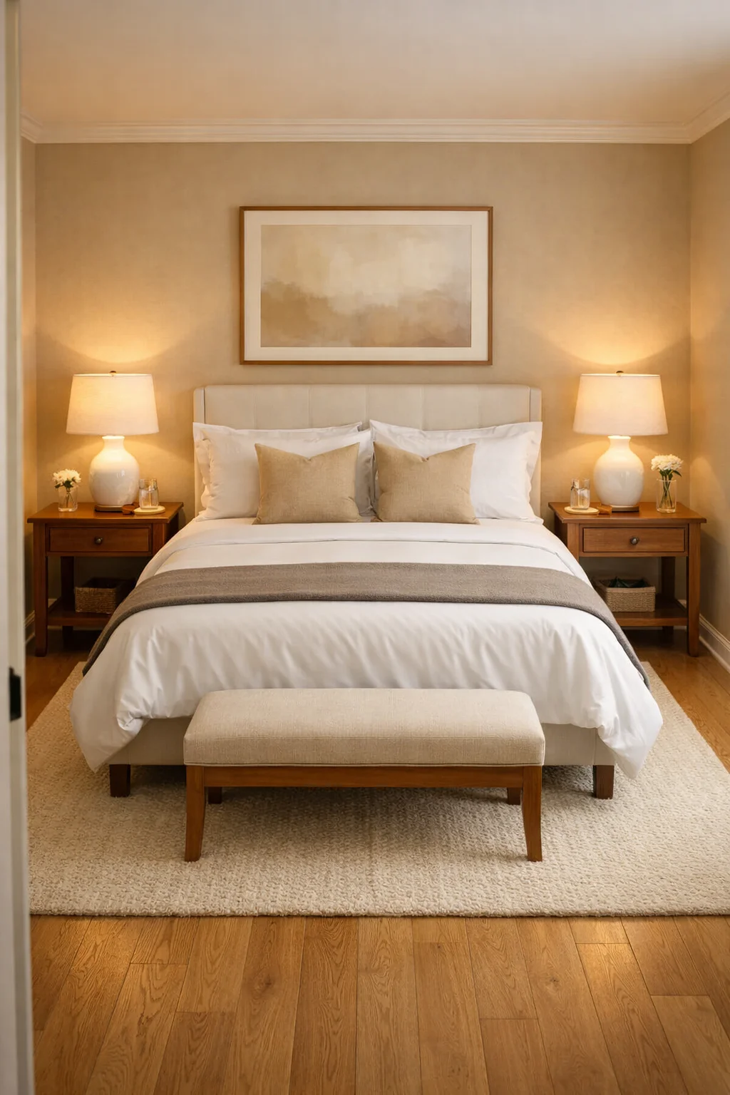 The Classic Neutral Welcome Room