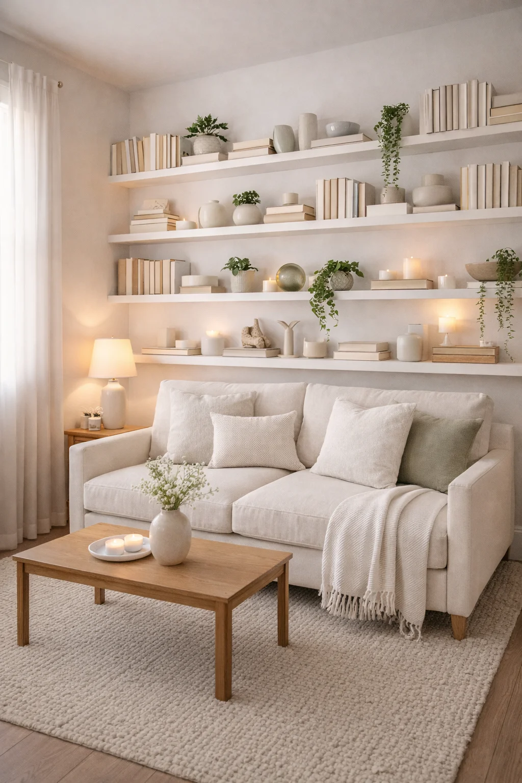 The Floating Shelf Wall Solution