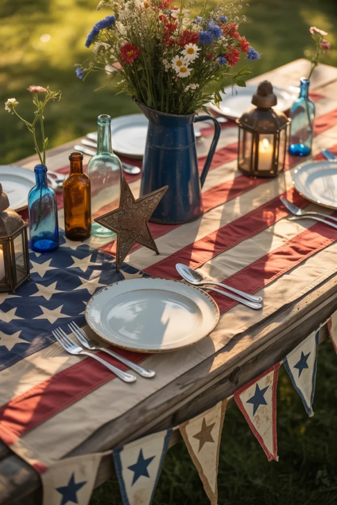 4th of july table decor