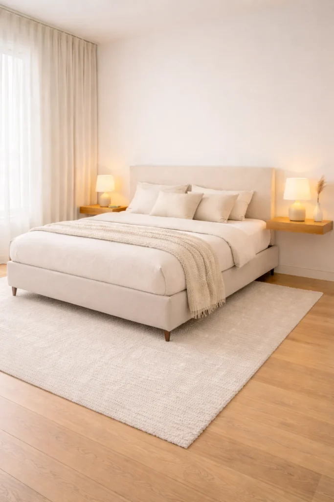 Wall Mounted Bedside Table Solution