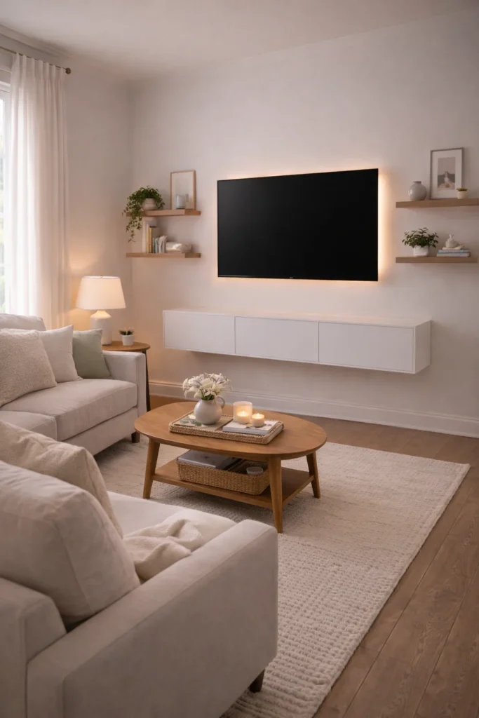 Wall Mounted TV Space Maximizer