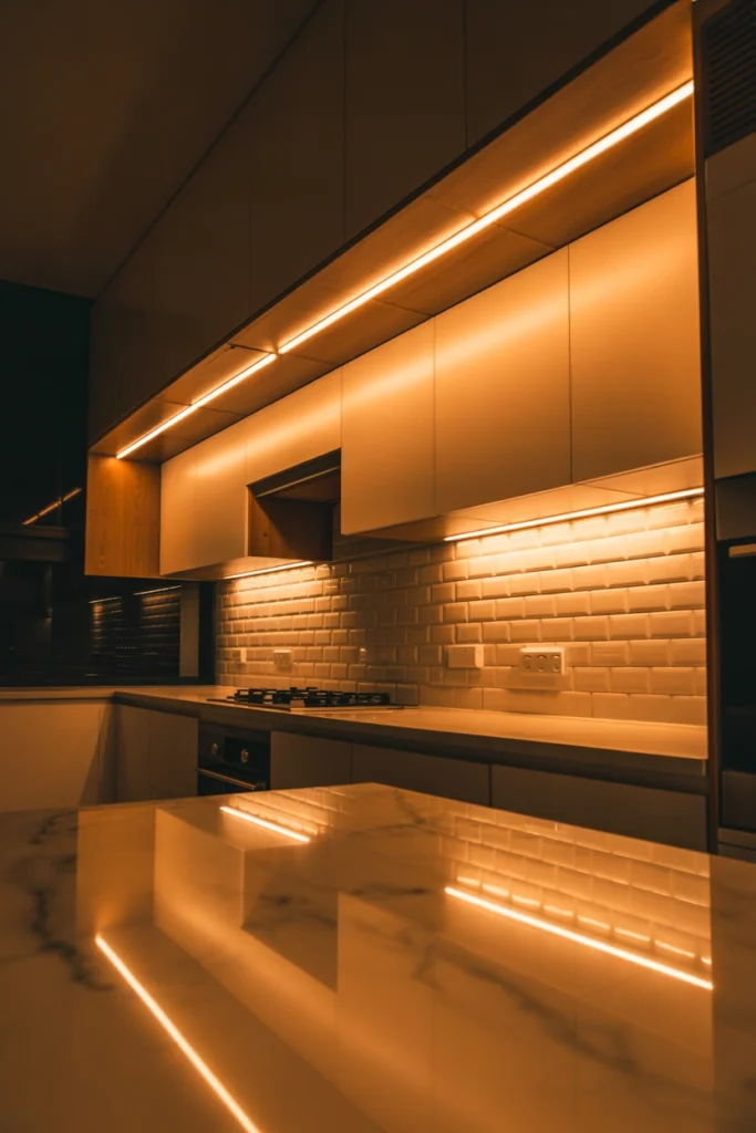 modern kitchen lighting
