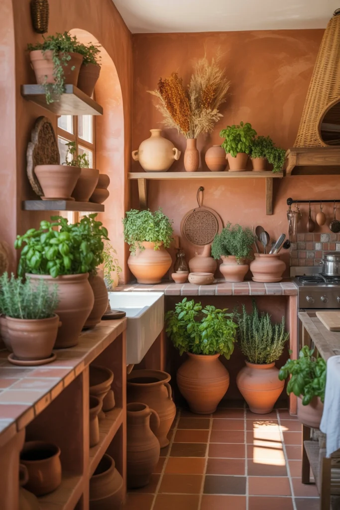 boho kitchen decor