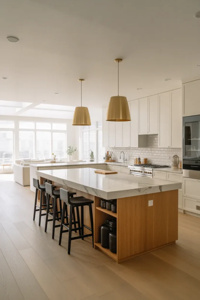 0001_Open Kitchen with Large Island