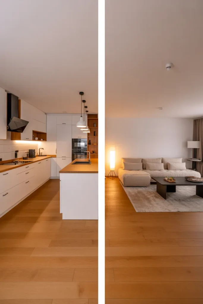 0006_Open Kitchen with Wood Accents