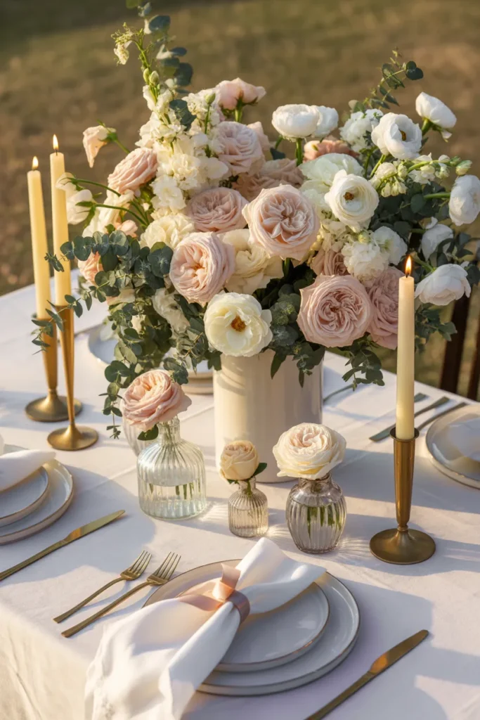 1-Mother's Day Floral Table Centerpiece