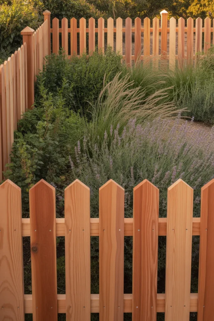 10-DIY Cedar Privacy Fence