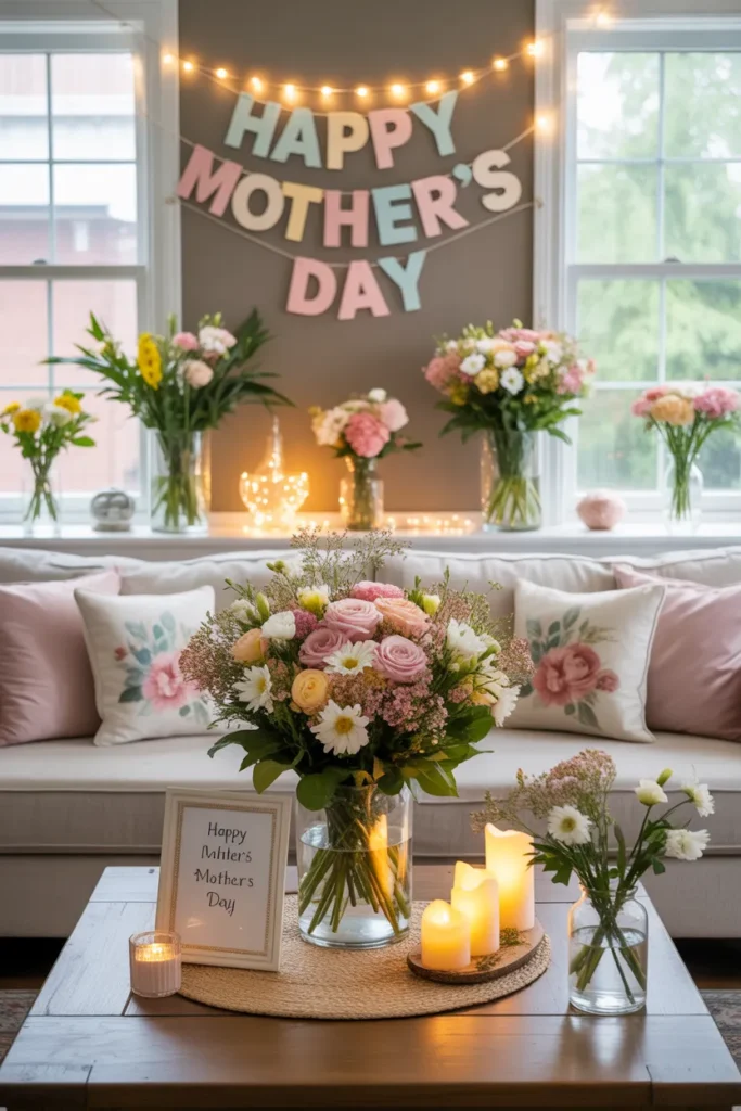 10-Mother's Day Living Room Decoration