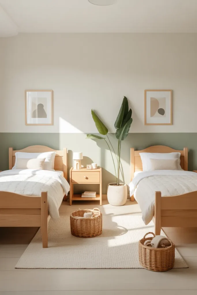 10-Small Shared Bedroom Scandi Style