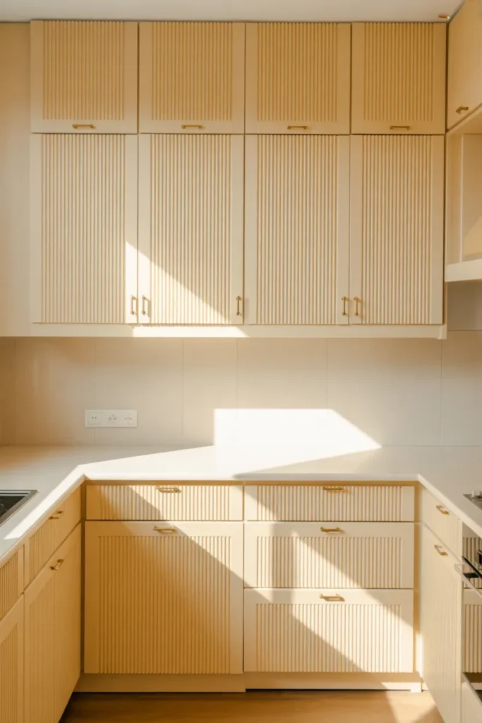 11-Fluted Modern Kitchen Cabinets