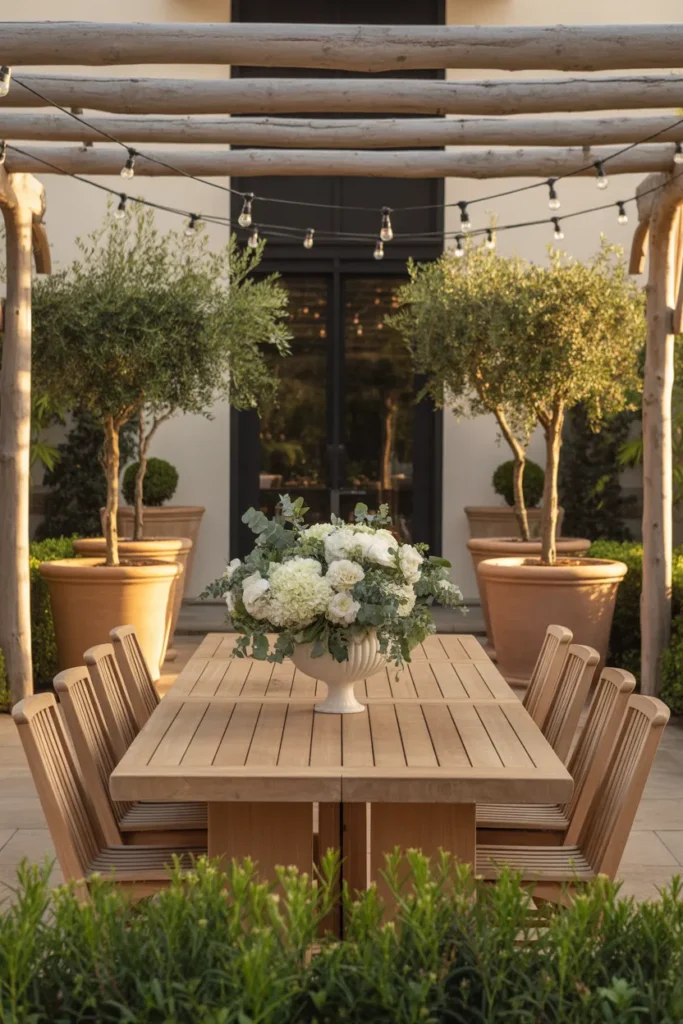 11-Luxury Garden Dining Terrace