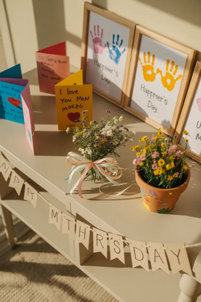 12-Mother's Day Kids Craft Decoration