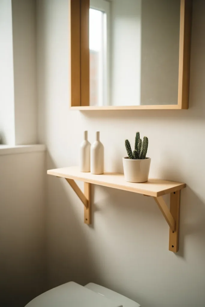 12-Scandi Shelf Above Toilet