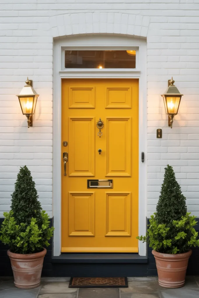 12-Yellow Front Door Exterior